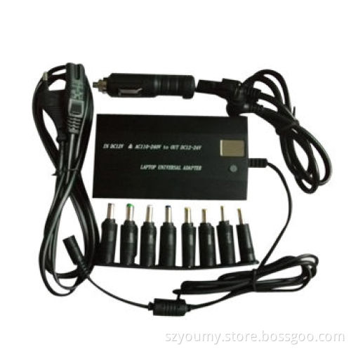 100W Universal Laptop Charger Portable 3-in-1 for LCD Monitor and Notebook